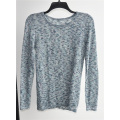 Ladies Linen Rayon Fancy Yarn Knit Pullover Sweater